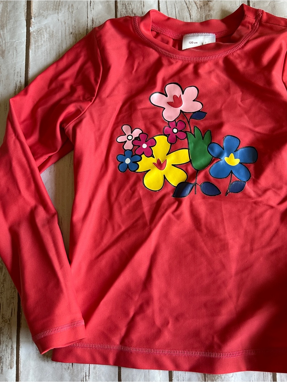 Hanna coral floral rashguard - Picture 2 of 7